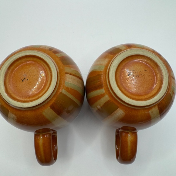 Denby England Fire Stripes 13.5oz Mug Set of 2. - Picture 7 of 8